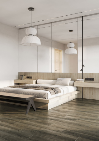 Кварц-виниловая плитка Fargo Комфорт клеевой Дуб Ханой 20-7359-15 крашеная фаска 